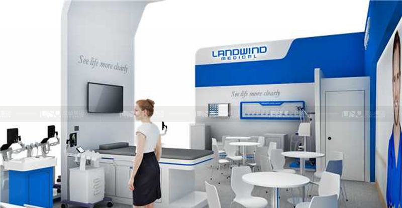 Lan Yun-Germany medica booth design and constructi