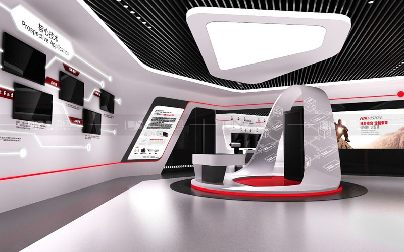 Hikvision exhibition hall design and construction