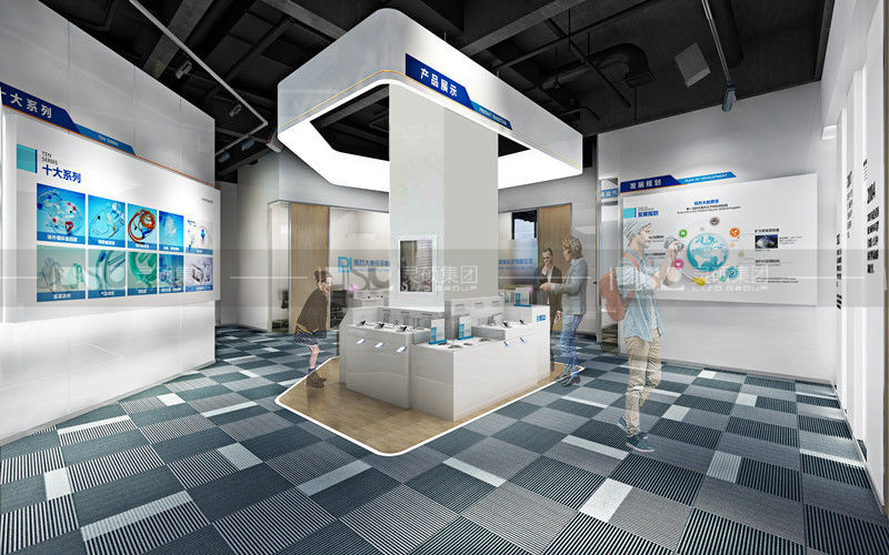 Hengfang large enterprise exhibition hall design a