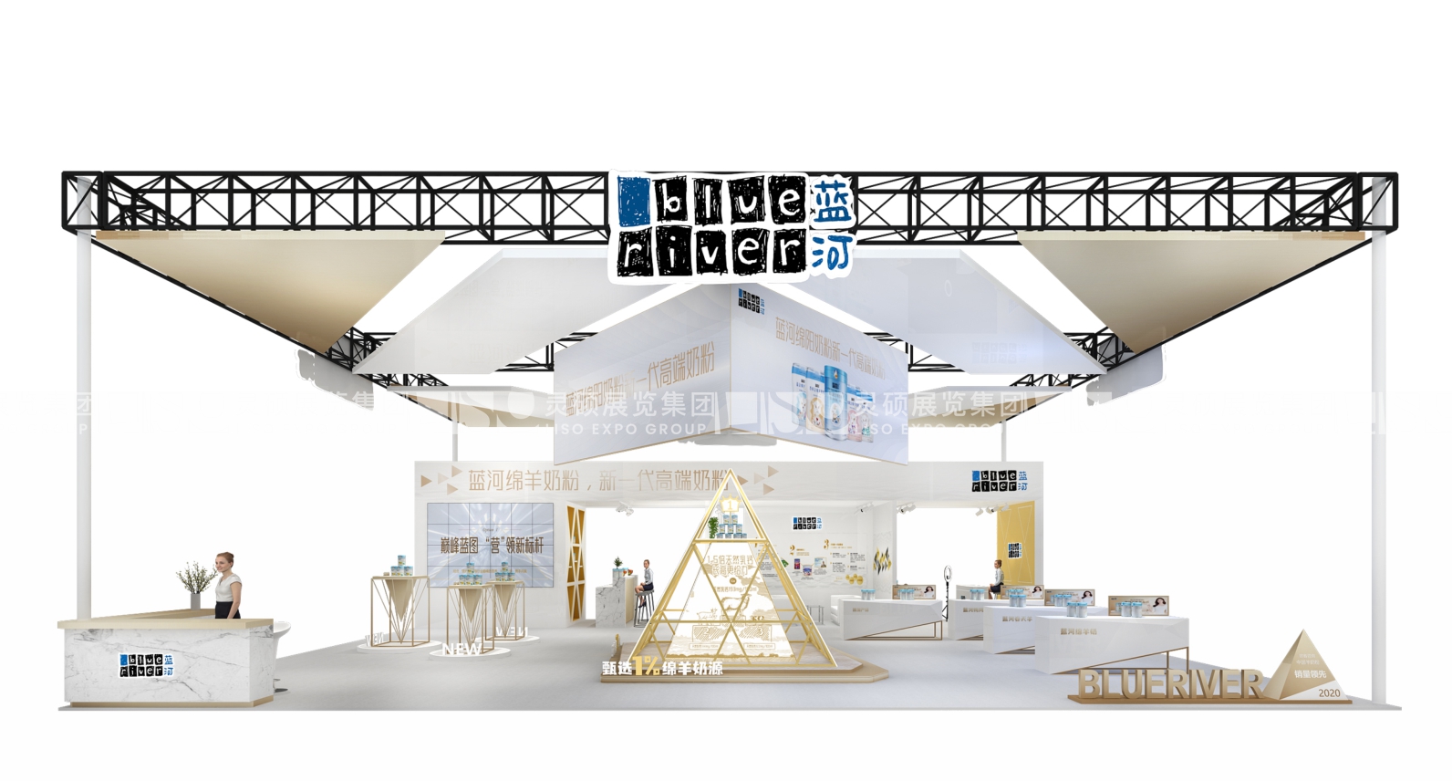 Blue River-CIIE Booth Design and Construction Case