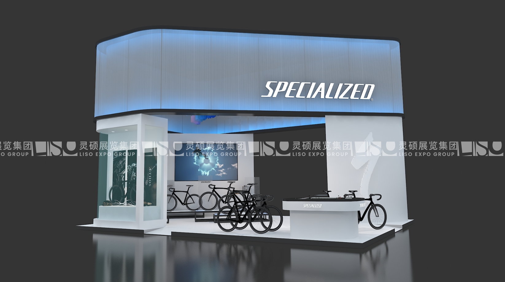 SPECIALIZED-CIIE booth design and construction cas