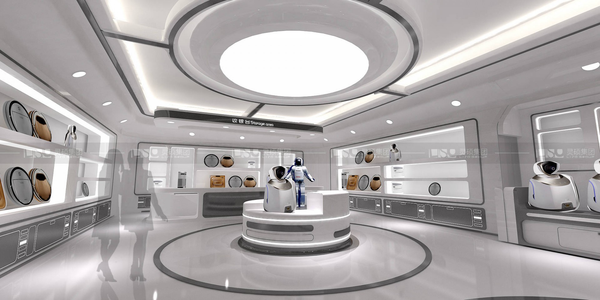 科沃斯机器人展厅设计案例