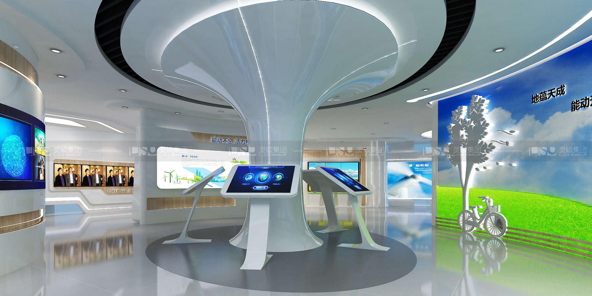 明阳风电企业展厅设计案例