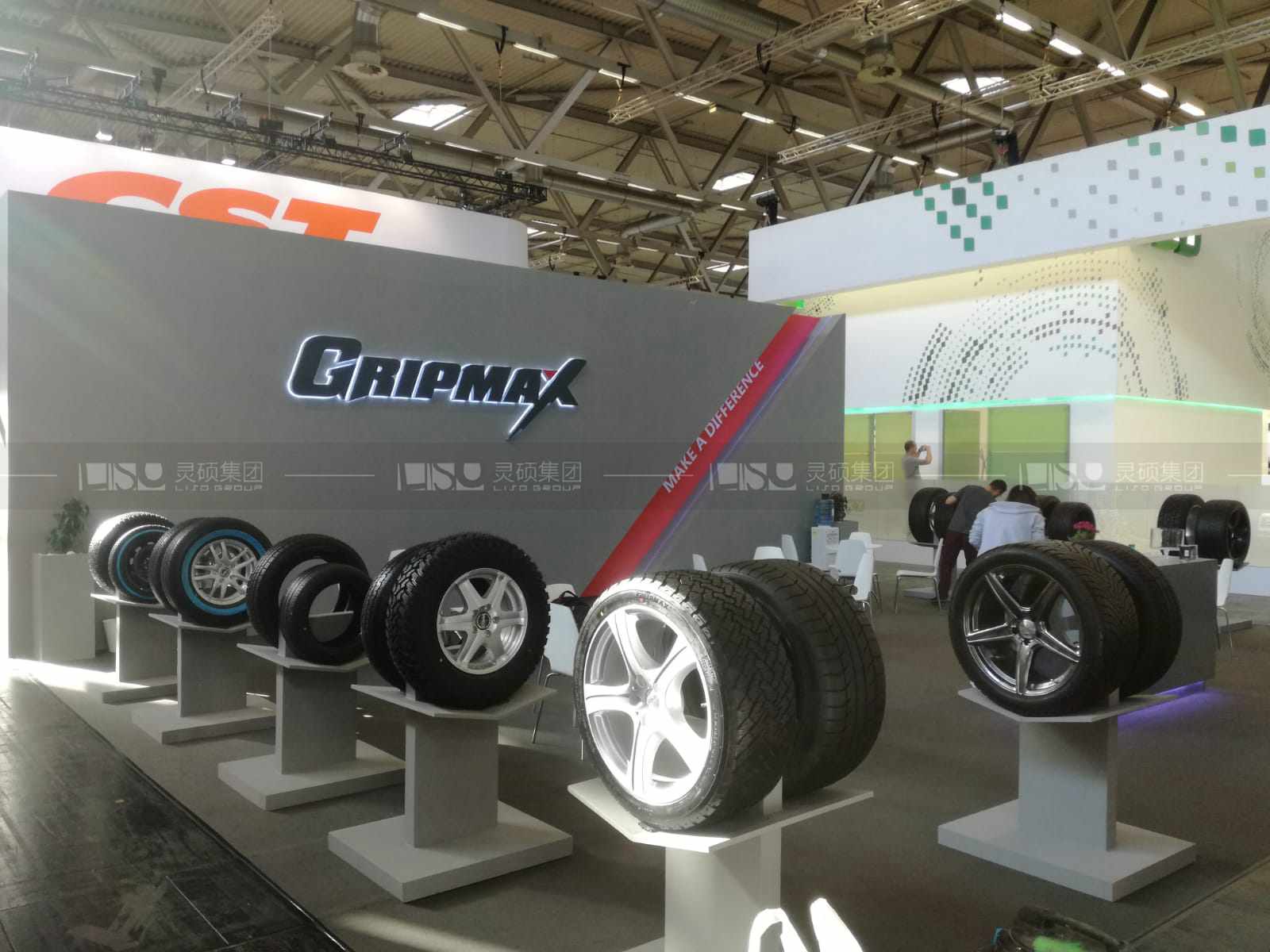 格力普-德国科隆轮胎展台设计搭建案例