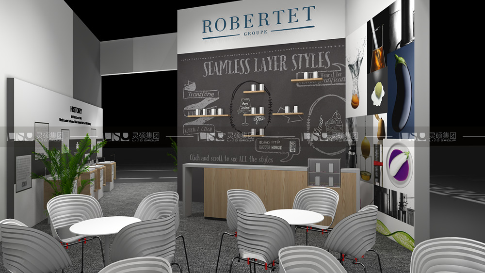 罗伯特-食品添加剂展台设计搭建案例
