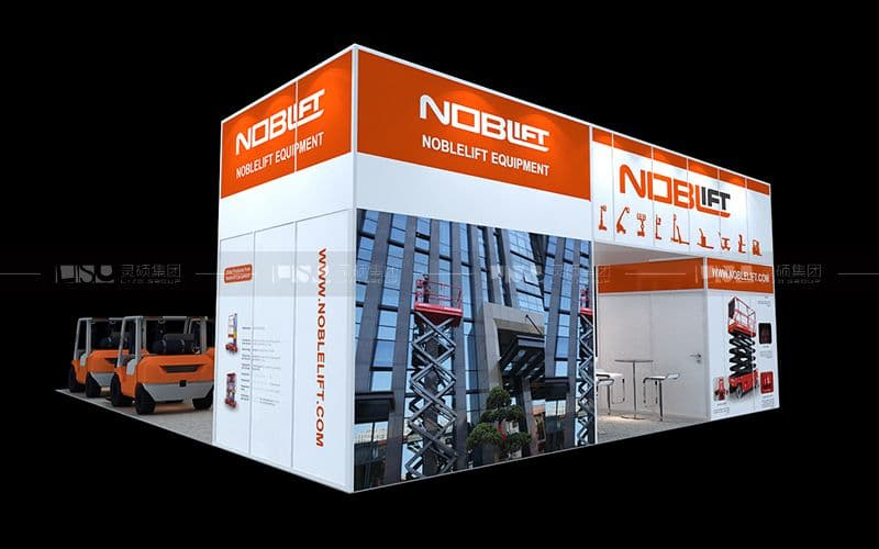 诺力-美国物料搬运和物流展览会展台设计案例