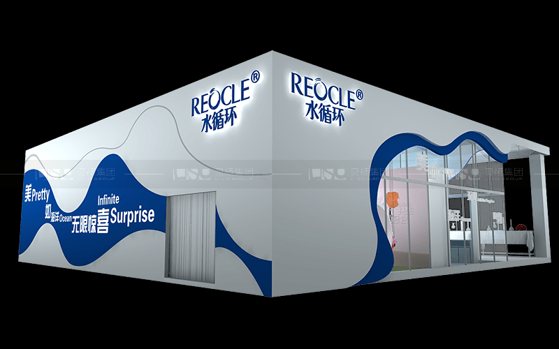 晶典化妆品-美容展展台设计搭建案例