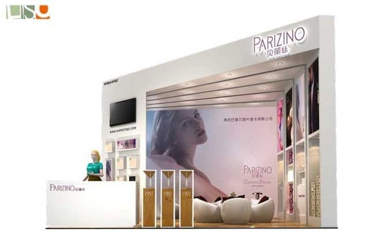 贝丽丝-美容展展台设计搭建案例