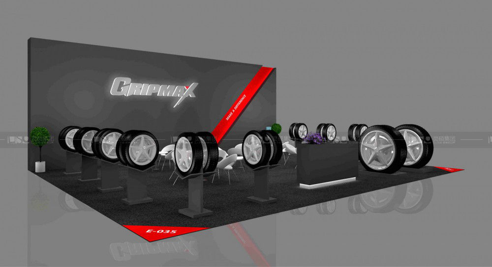 格力普-德国科隆轮胎展台设计搭建案例