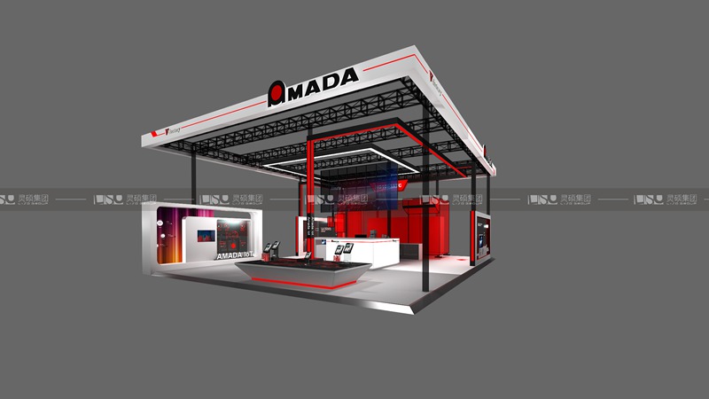 Amada-2019年第二届进博会展台设计案例