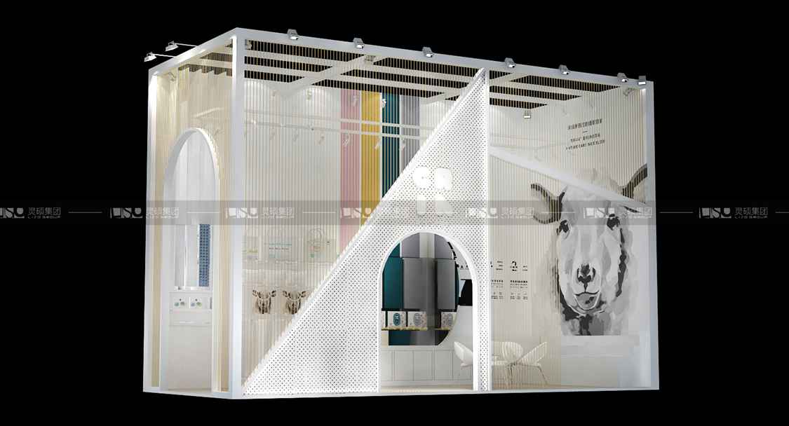 可瑞乐-2019年第二届进博会展台设计案例