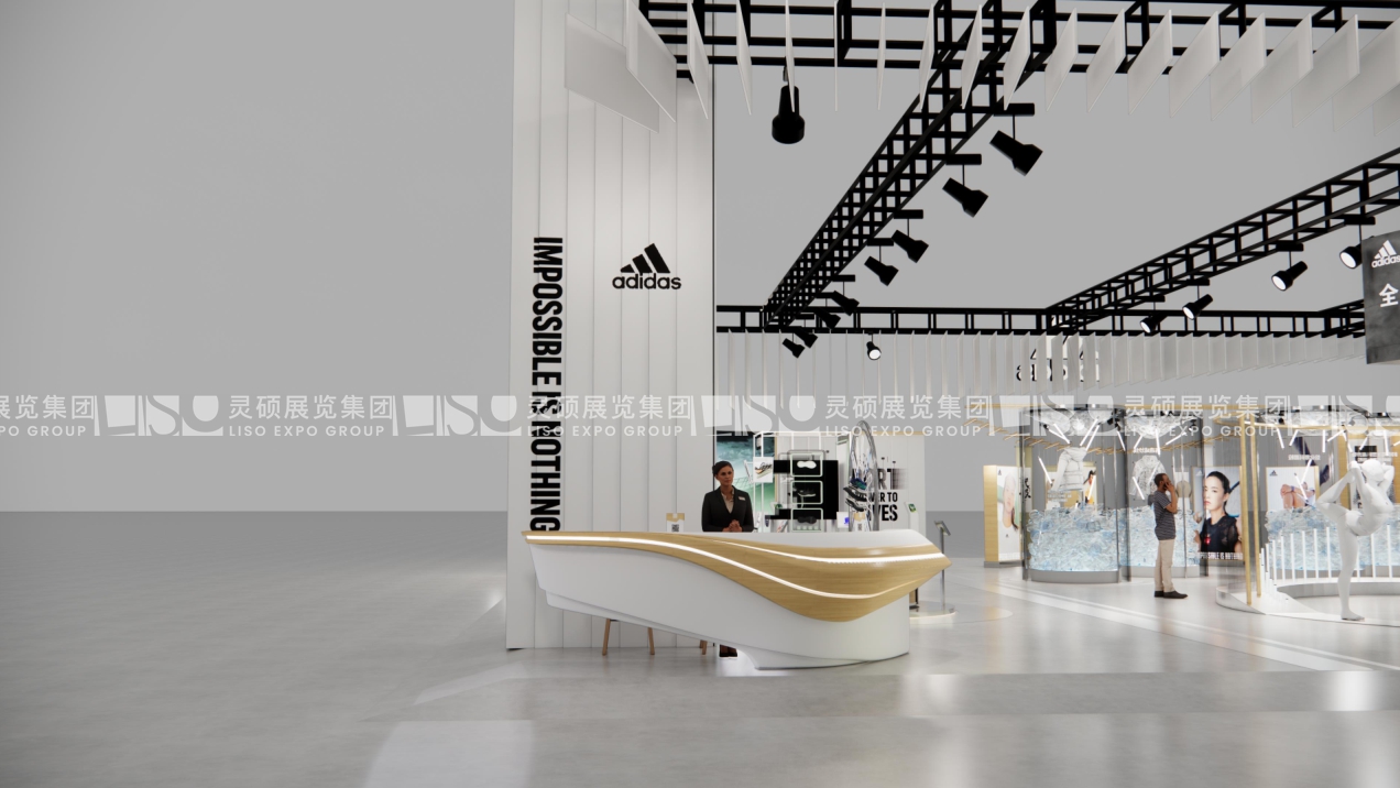 阿迪达斯Adidas-进博会展台设计搭建案例