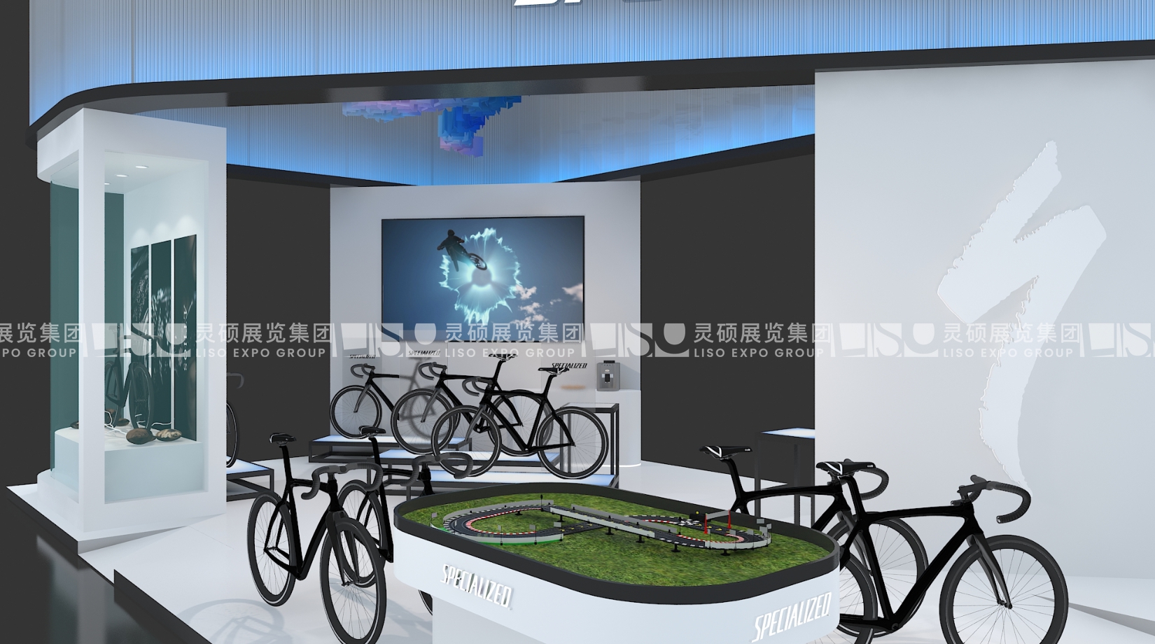 闪电自行车SPECIALIZED-第四届进博会展台设计搭建案例