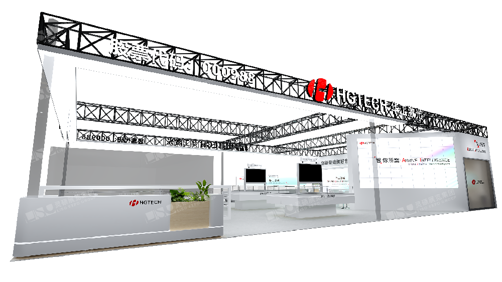 华工激光展台设计搭建（2026 CCMT）